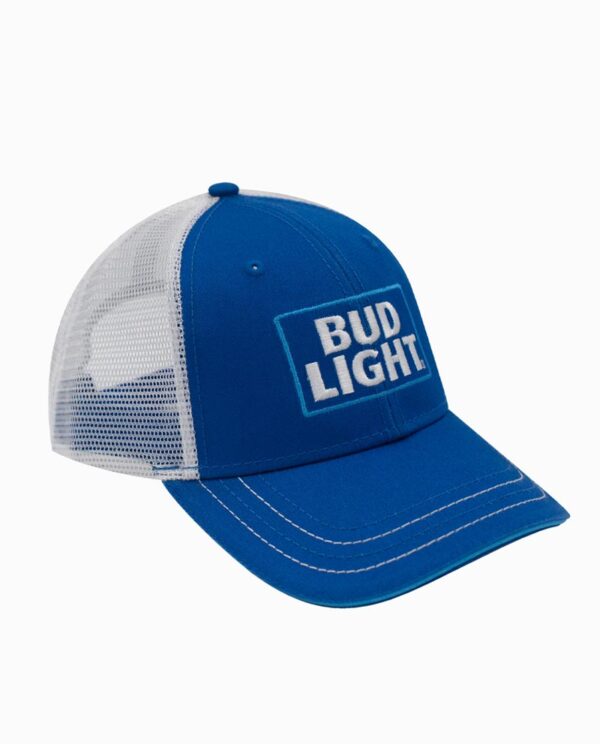Bud Light Royal and White Trucker Hat