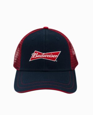 TC14062BUDU-budweiser-navy-red-trucker-hat-front