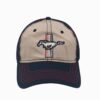 Ford Mustang Navy and Tan Velcro Leisure Hat