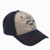 Ford Mustang Navy and Tan Velcro Leisure Hat