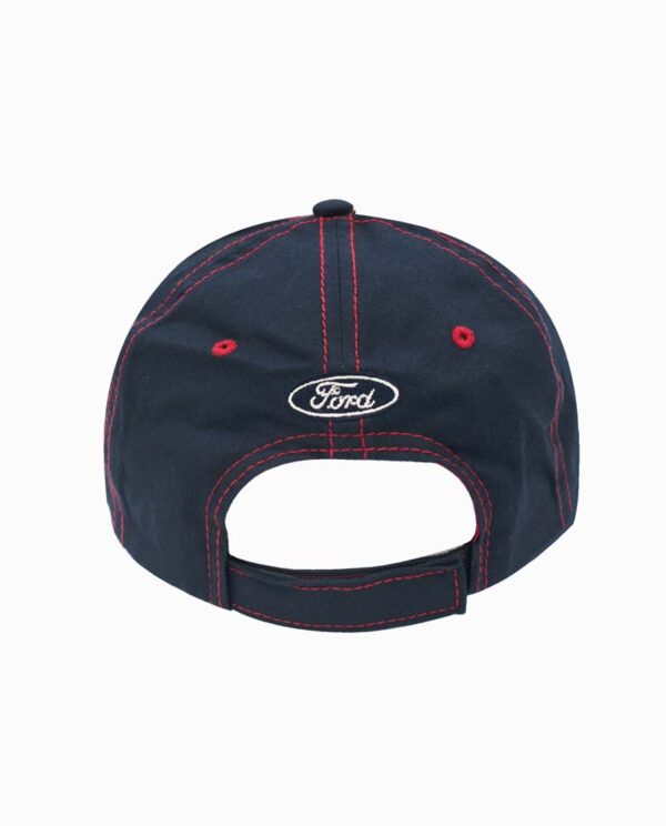 Ford Mustang Navy and Tan Velcro Leisure Hat