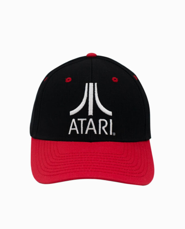 Atari "The Fuji" Black and Red Snapback Hat