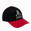 Atari "The Fuji" Black and Red Snapback Hat
