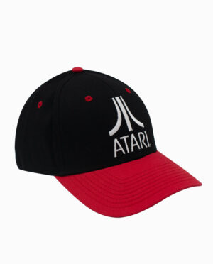 Atari "The Fuji" Black and Red Snapback Hat