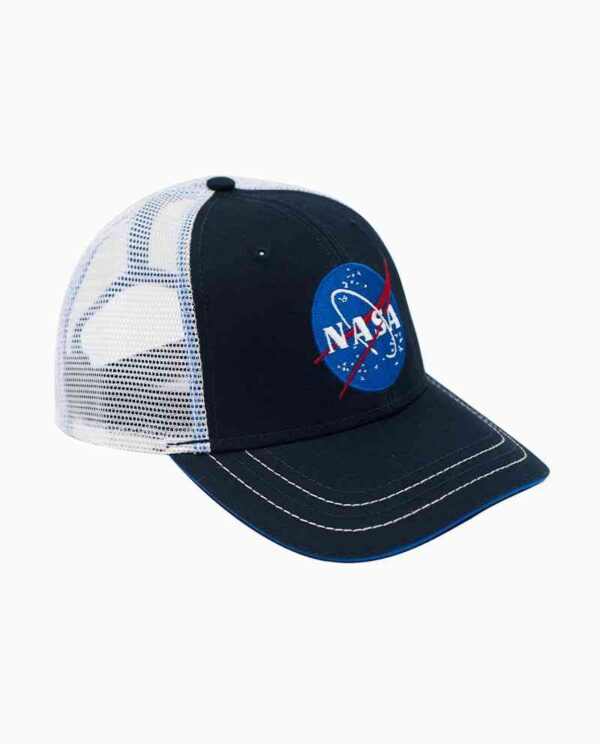 NASA Navy & White Insignia Snapback Hat Side Main Image