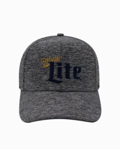 Miller Lite Charcoal Cationic Snapback Hat