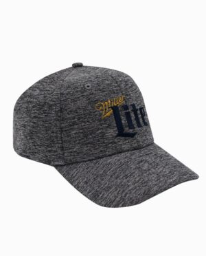 Miller Lite Charcoal Cationic Snapback Hat