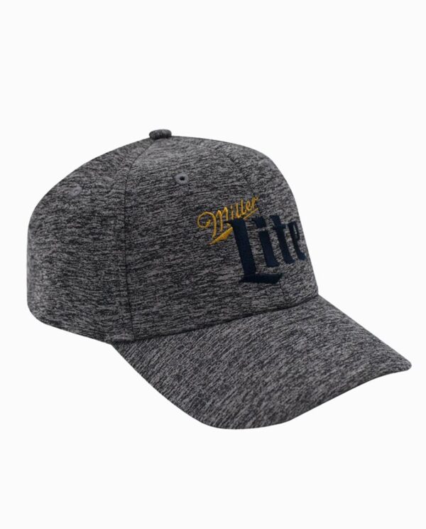 Miller Lite Charcoal Cationic Snapback Hat