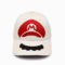 Nintendo Super Mario Mustache and Hat Off-White Adjustable Snapback Cap
