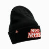 Cup Noodles Send Noods Black Knit Cuff Beanie