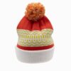 Cup Noodles Embroidered Red Pom Knit Beanie