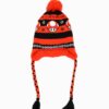 Nintendo Orange and Black Super Mario Mushroom Laplander Beanie