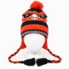 Nintendo Orange and Black Super Mario Mushroom Laplander Beanie