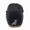 Mack Truck Bulldog Charcoal White and Gold Knit Beanie