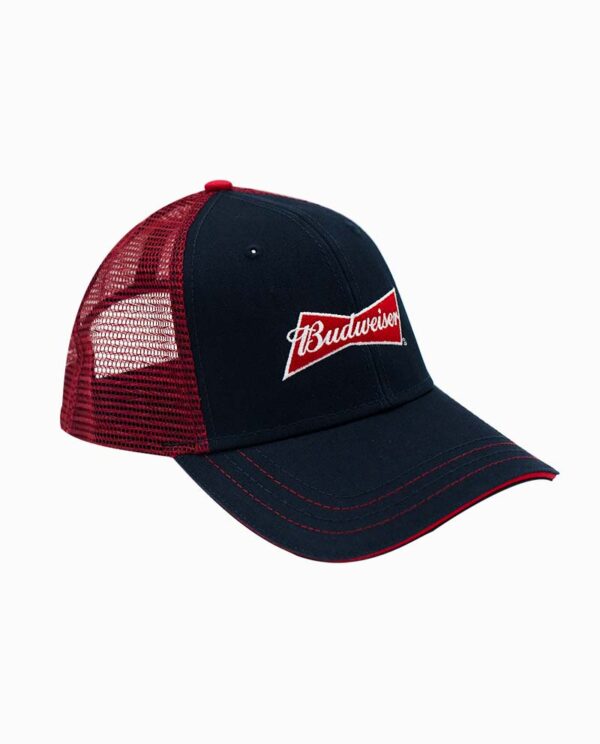 Budweiser Navy & Red Trucker Hat Main Image