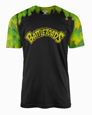 Battletoads Black and Green Tie Dye T-Shirt