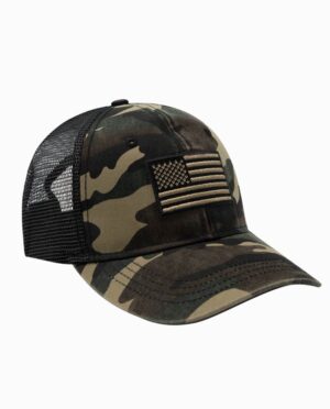 Americana USA Flag Camo Snap Back