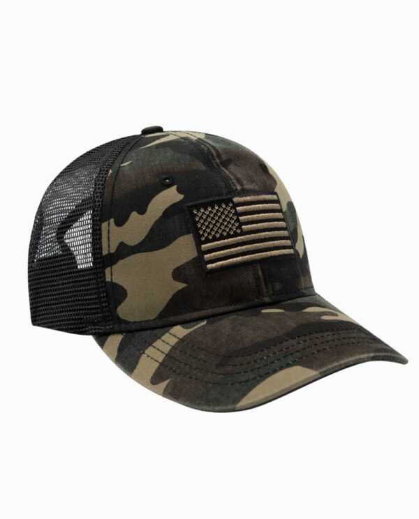 Americana USA Flag Camo Snap Back
