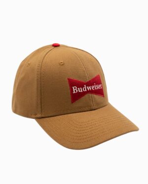 Budweiser Carhartt Canvas Tan Strap Back Hat