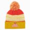 Cup Noodles Embroidered Red-Gold Pom Knit Beanie Main Image