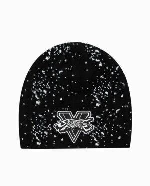 Street Fighter Black Acrylic Beanie