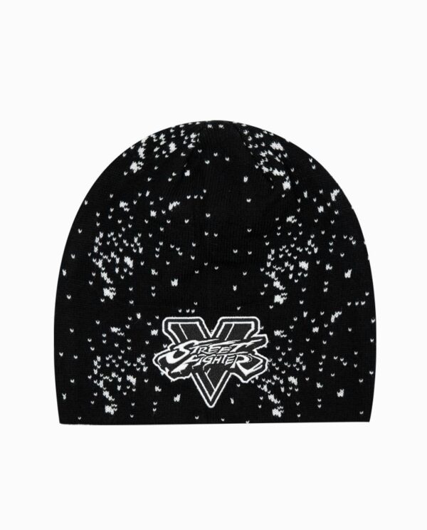Street Fighter Black Acrylic Beanie