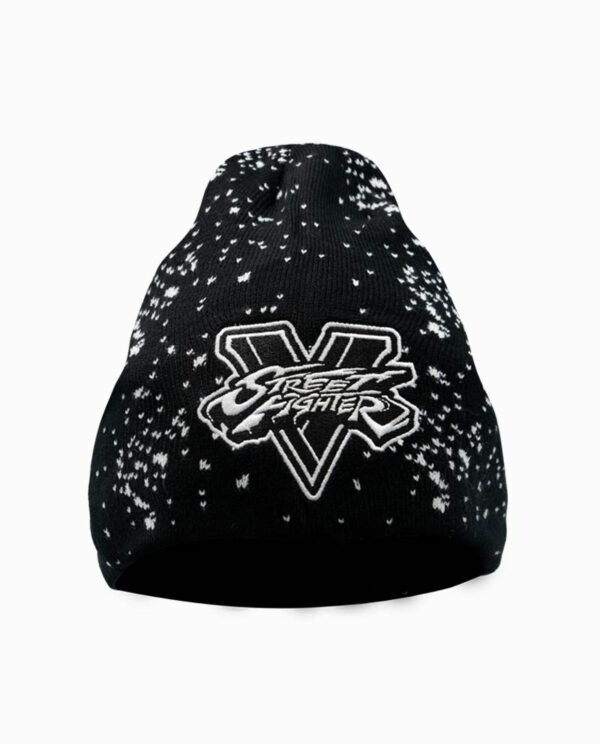 Street Fighter Black Acrylic Beanie