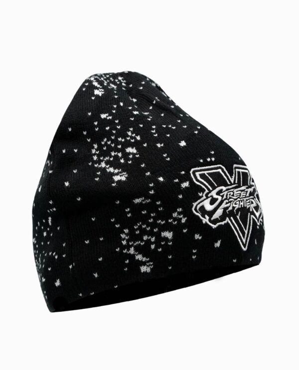 Street Fighter Black Acrylic Beanie