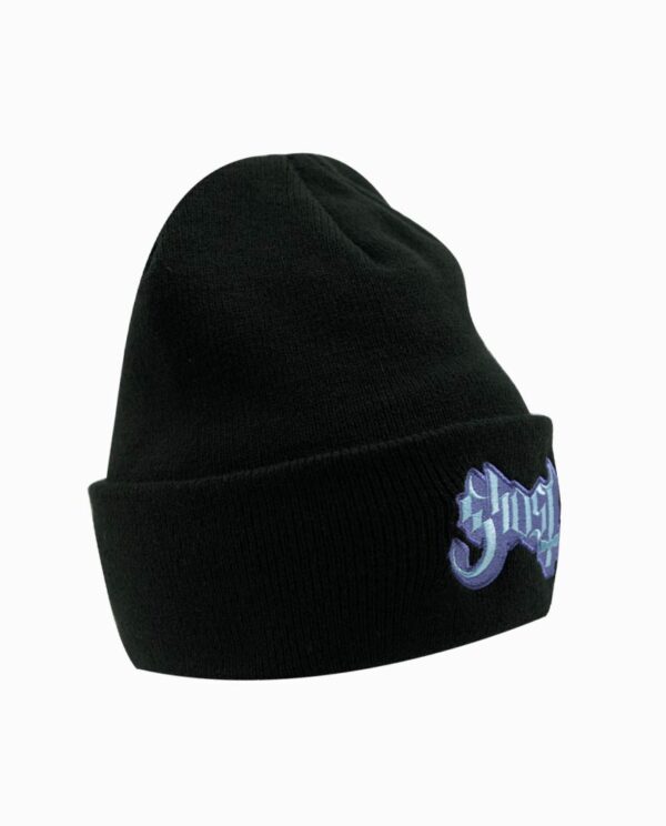 Ghost Popestar Black Knit Beanie