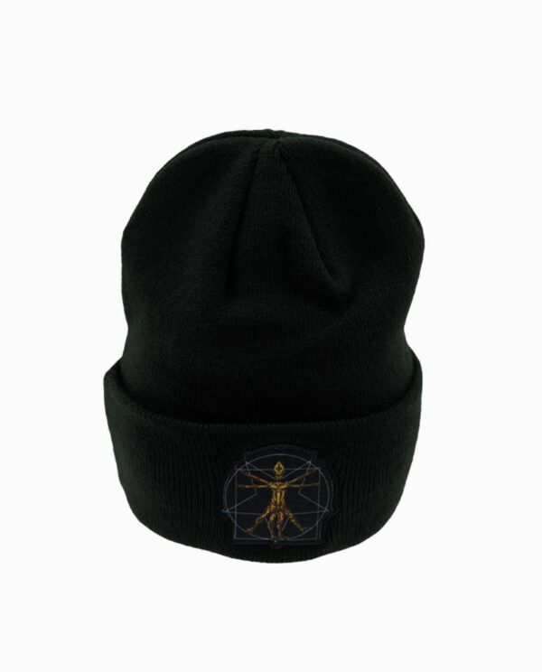 Ghost Popestar Black Knit Beanie