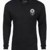 Gears of War Lancer & Skull Metal Long Sleeve Hooded T-Shirt Main Image