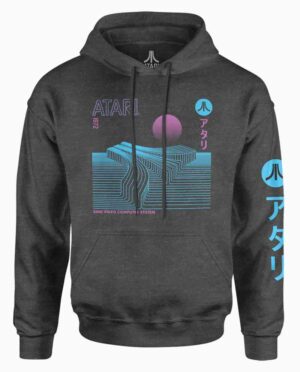 Atari Charcoal Retro Kanji Hoodie