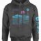 Atari Charcoal Retro Kanji Hoodie