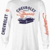 Chevy Corvette Stingray White Long Sleeve Shirt