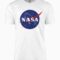 NASA White Logo T-Shirt Main Image