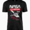 NASA Kanji Space Explorer Black T-Shirt Main Image