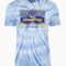 Goodyear Blue and White Spiral Tie-Dye T-Shirt