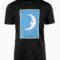 Loteria La Luna Black T-Shirt Main Image