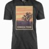National Parks Joshua Tree Poster Black T-Shirt Main Image
