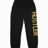 Hustler Gold Foil Logo Black Joggers Main Image