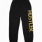 Hustler Gold Foil Logo Black Joggers Main Image