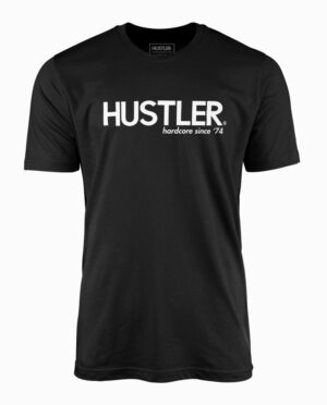 Hustler Hardcore Since '74 Black T-Shirt Main Image