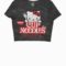 Hello Kitty x Cup Noodles Black Crop Top Main Image