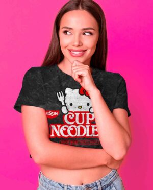 Lifestyle Image for Hello Kitty Crop Top Image