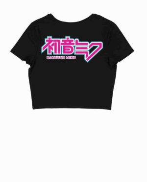 Hatsune MIku Crop Top Back Main Image