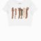 Be Kind White Crop Top