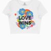 Love Wins Crop T-Shirt-Main Image