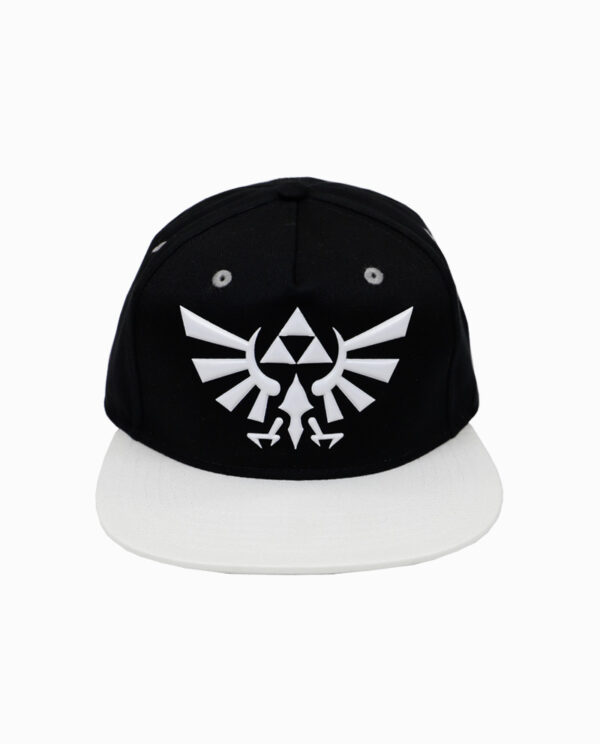 Nintendo Zelda - Hyrule Symbol White and Black Clip Back Hat