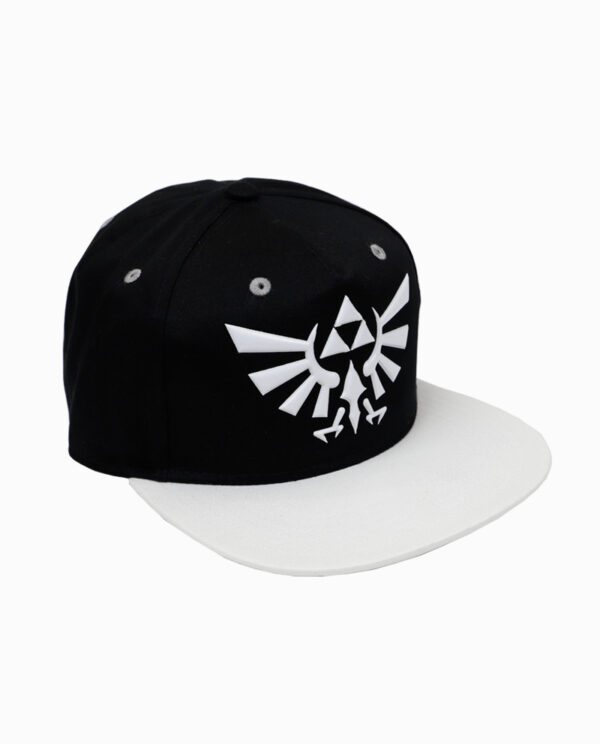Nintendo Zelda - Hyrule Symbol White and Black Clip Back Hat