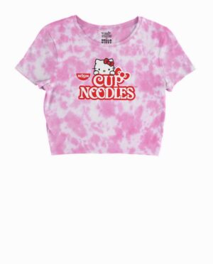 Hello Kitty x Cup Noodles Pink Baby Tee Main Image